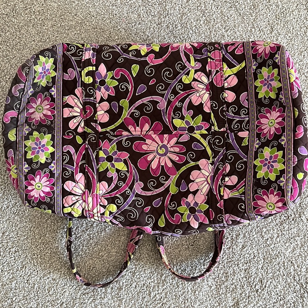 Vera Bradley large duffel • Pink and Brown Floral - Picture 6 of 8